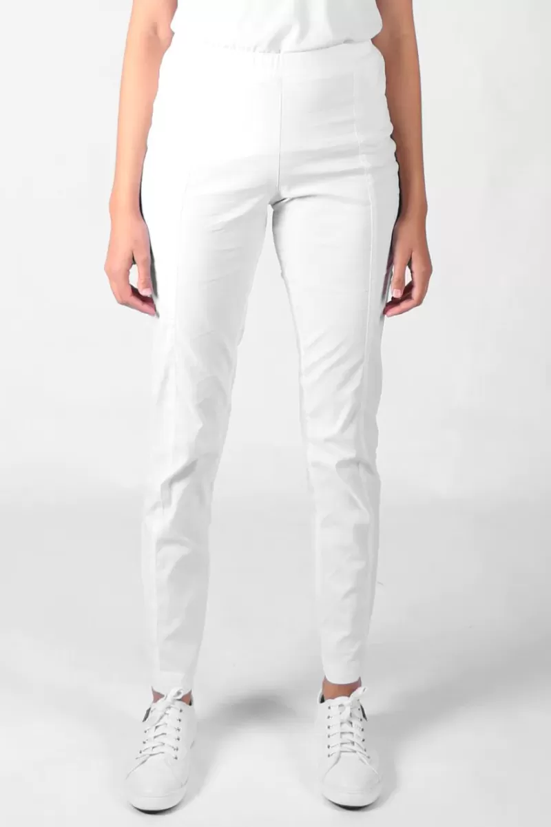 VERGE ACROBAT Acrobat Skinny Leg Pant By Verge In White