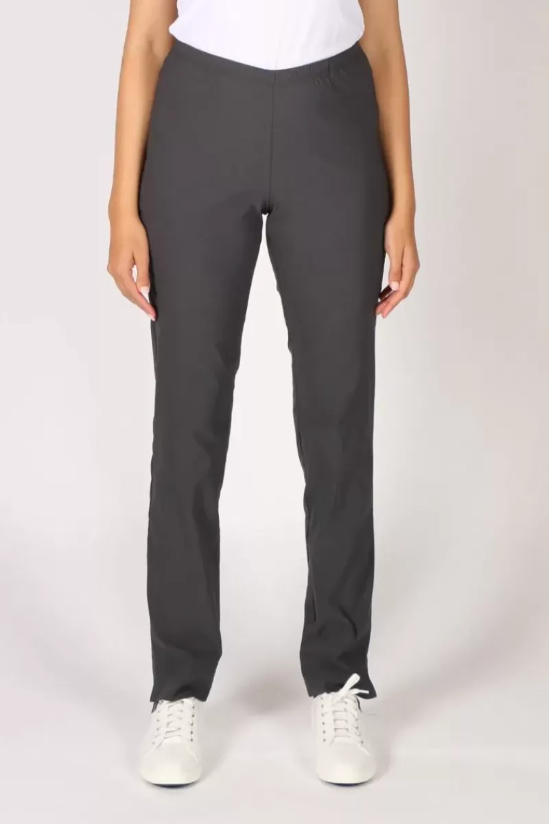 Reads Online Acrobat Slim Leg Pant In Charcoal By Verge