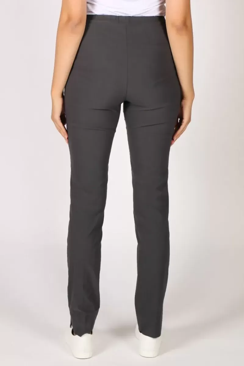 Reads Online Acrobat Slim Leg Pant In Charcoal By Verge