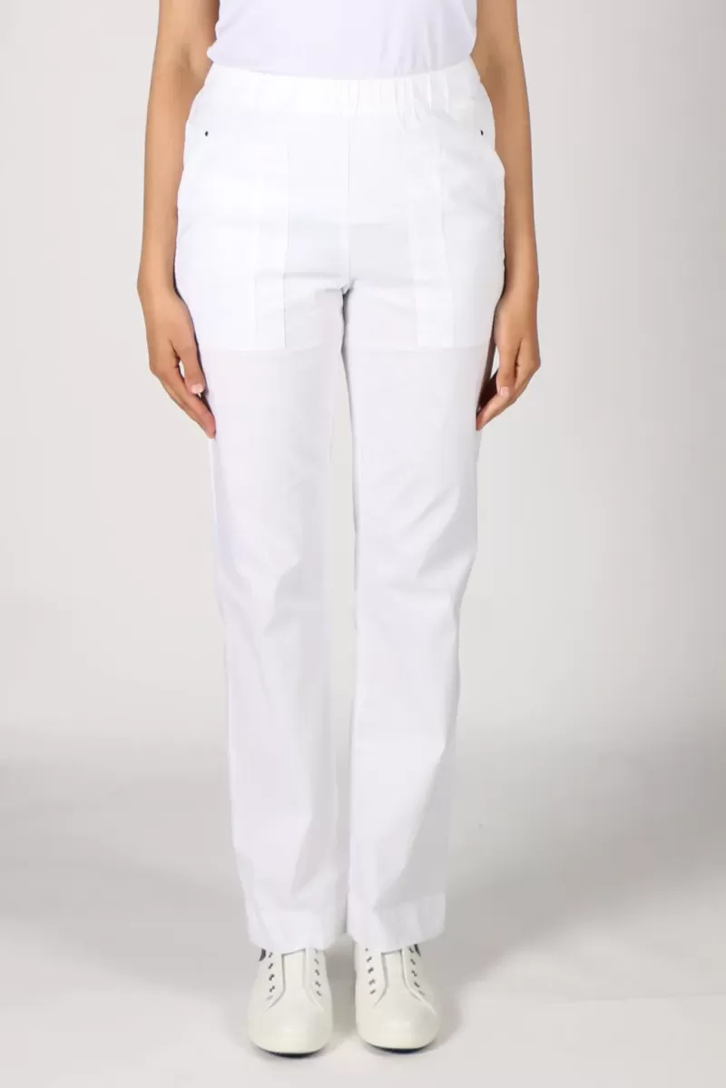 VERGE ACROBAT Acrobat Slim Pocket Pant In White