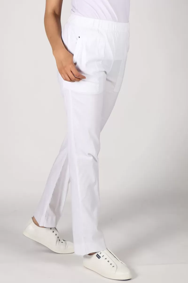 VERGE ACROBAT Acrobat Slim Pocket Pant In White