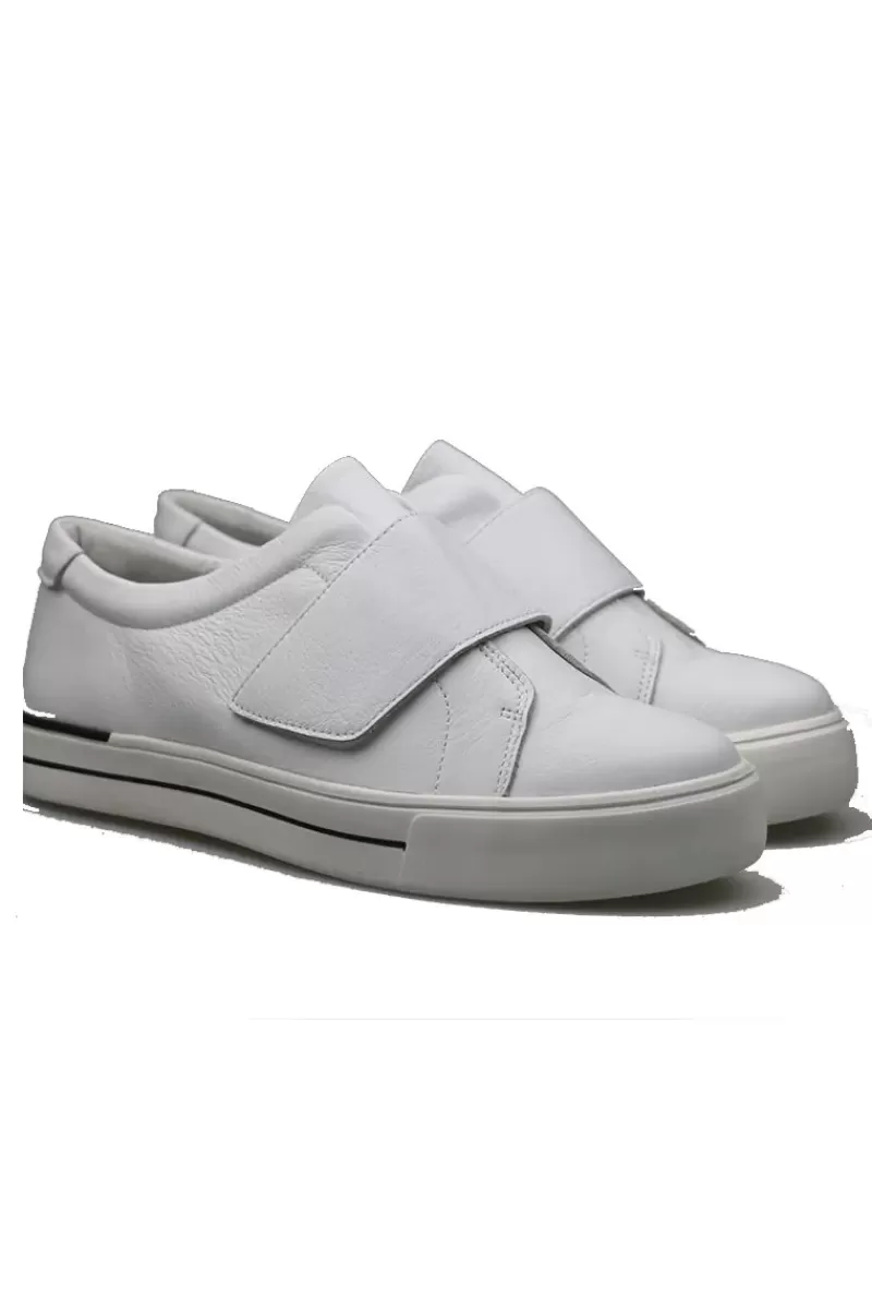 ZIERA Alyces Leather Sneaker In White