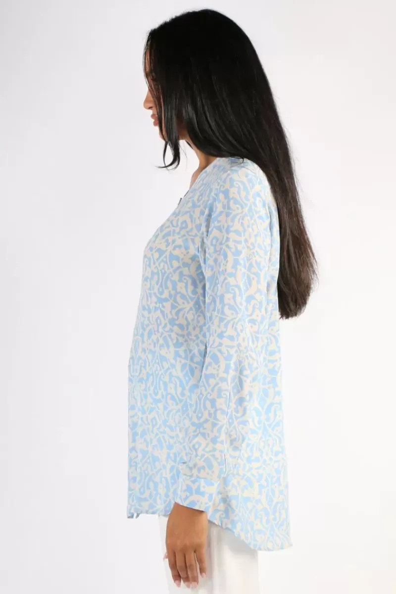 ANUPAMAA Agni Deco Shirt In Sky