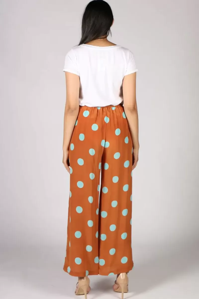 Reads Online Anupamaa Palazzo Spot Pant In Tan