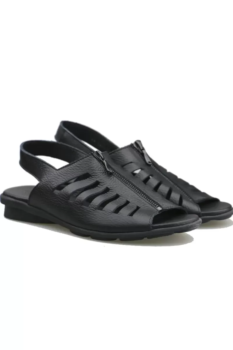 ARCHE Denhae Sandal In Black