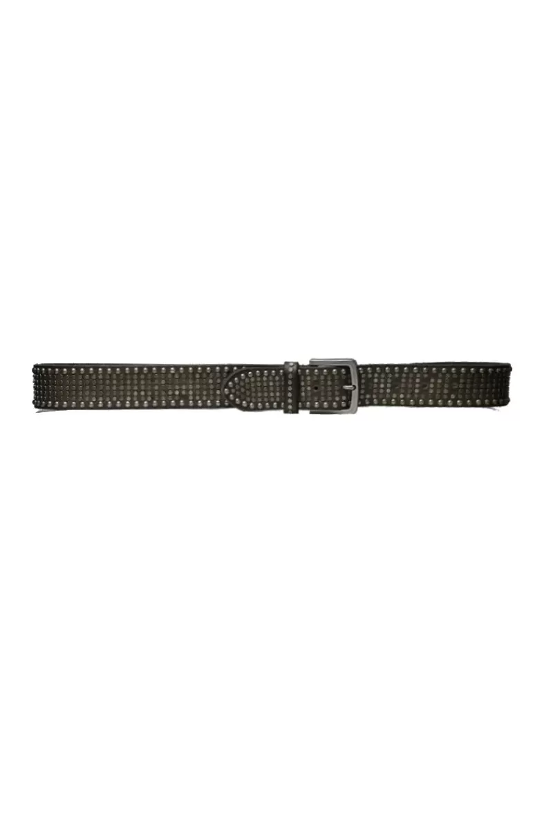 B.BELT B Belt Studded Ned Belt In Anthracite