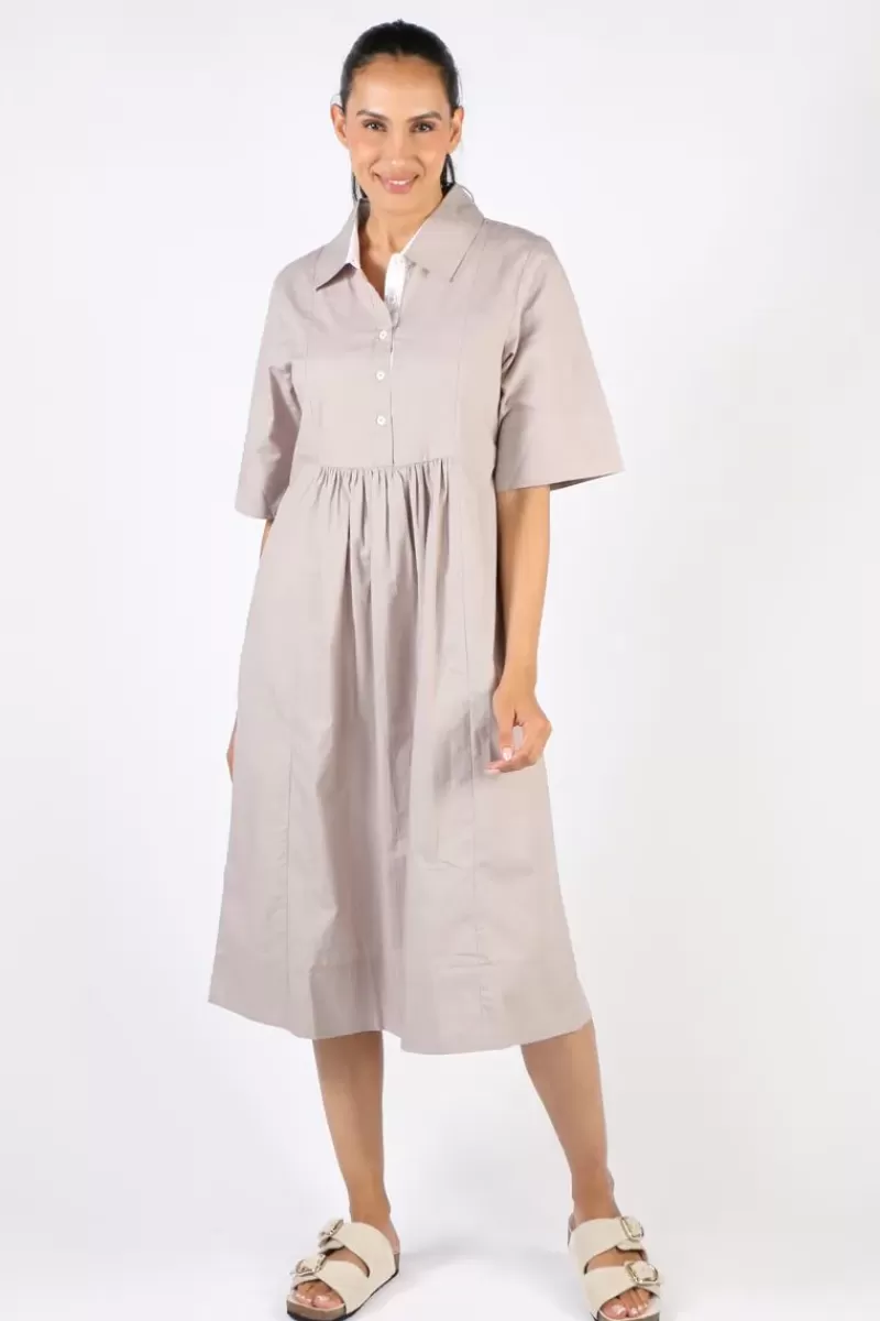 BAGRUU Barley Dress In Stone