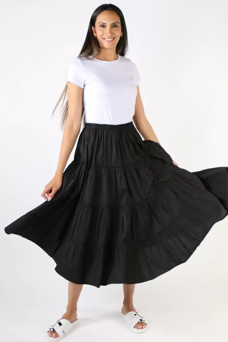 BAGRUU Diwali Skirt In Black