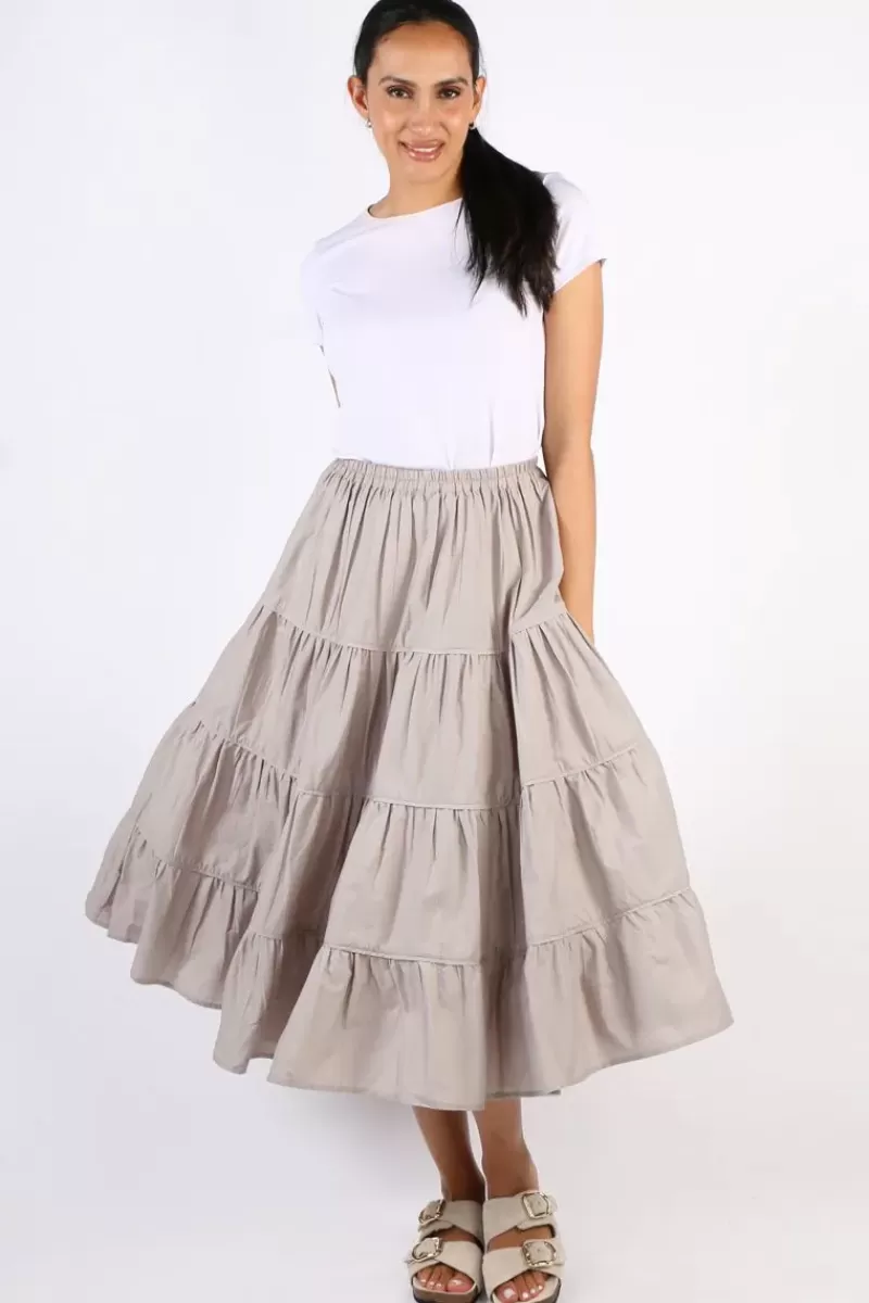 BAGRUU Diwali Skirt In Stone