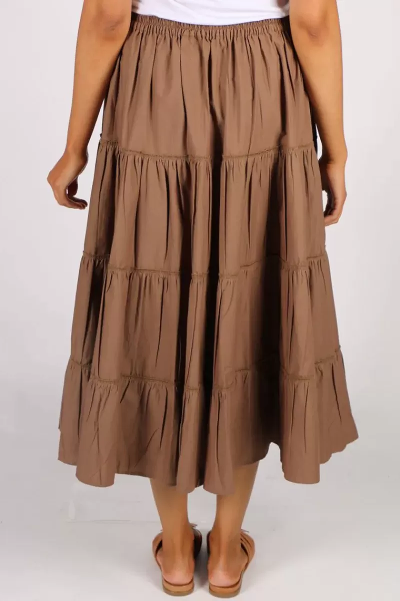 BAGRUU Diwali Skirt In Teak