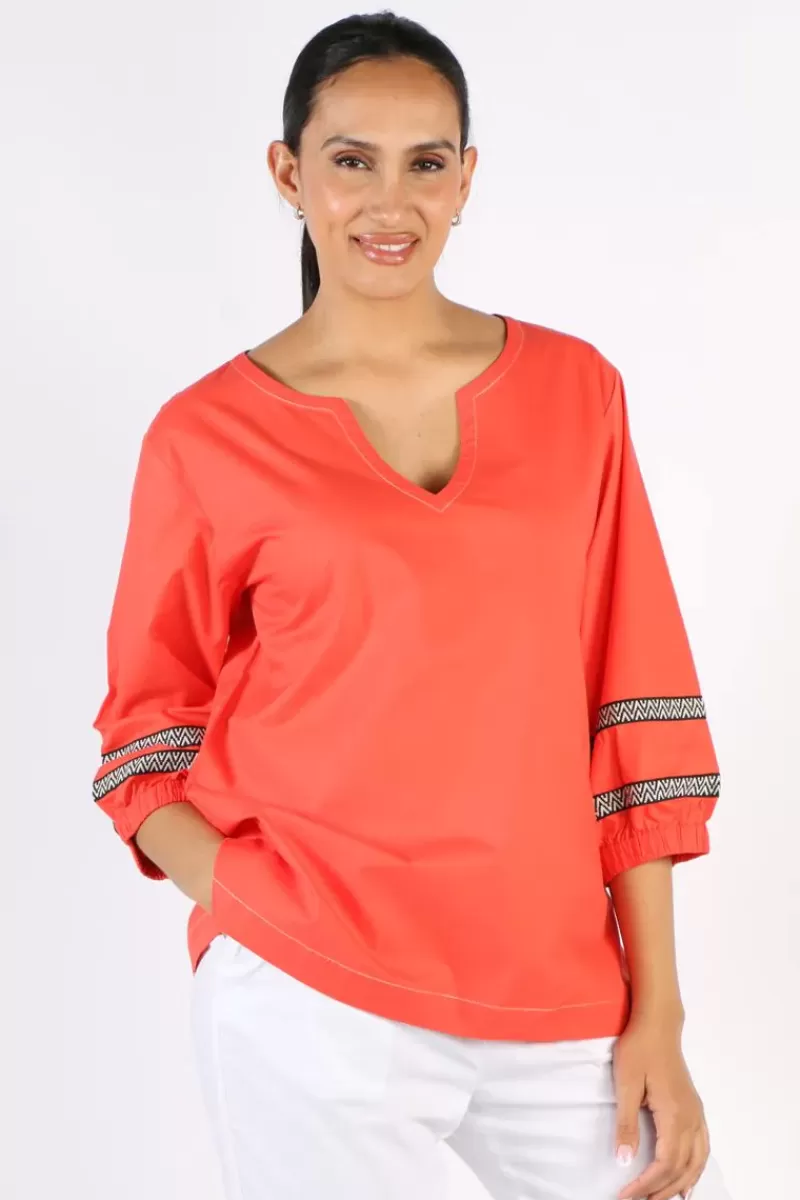 BAGRUU Elena Top In Poppy