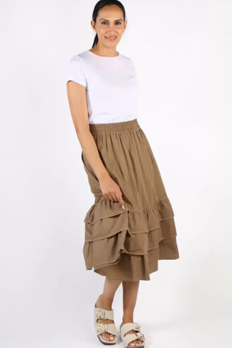 BAGRUU Frida Skirt In Olive