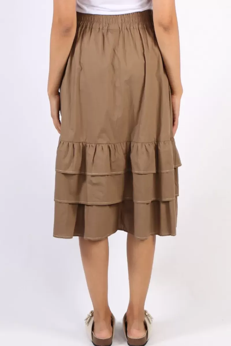 BAGRUU Frida Skirt In Olive