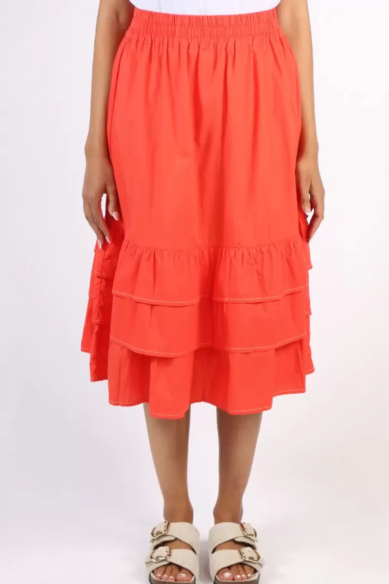 BAGRUU Frida Skirt In Poppy