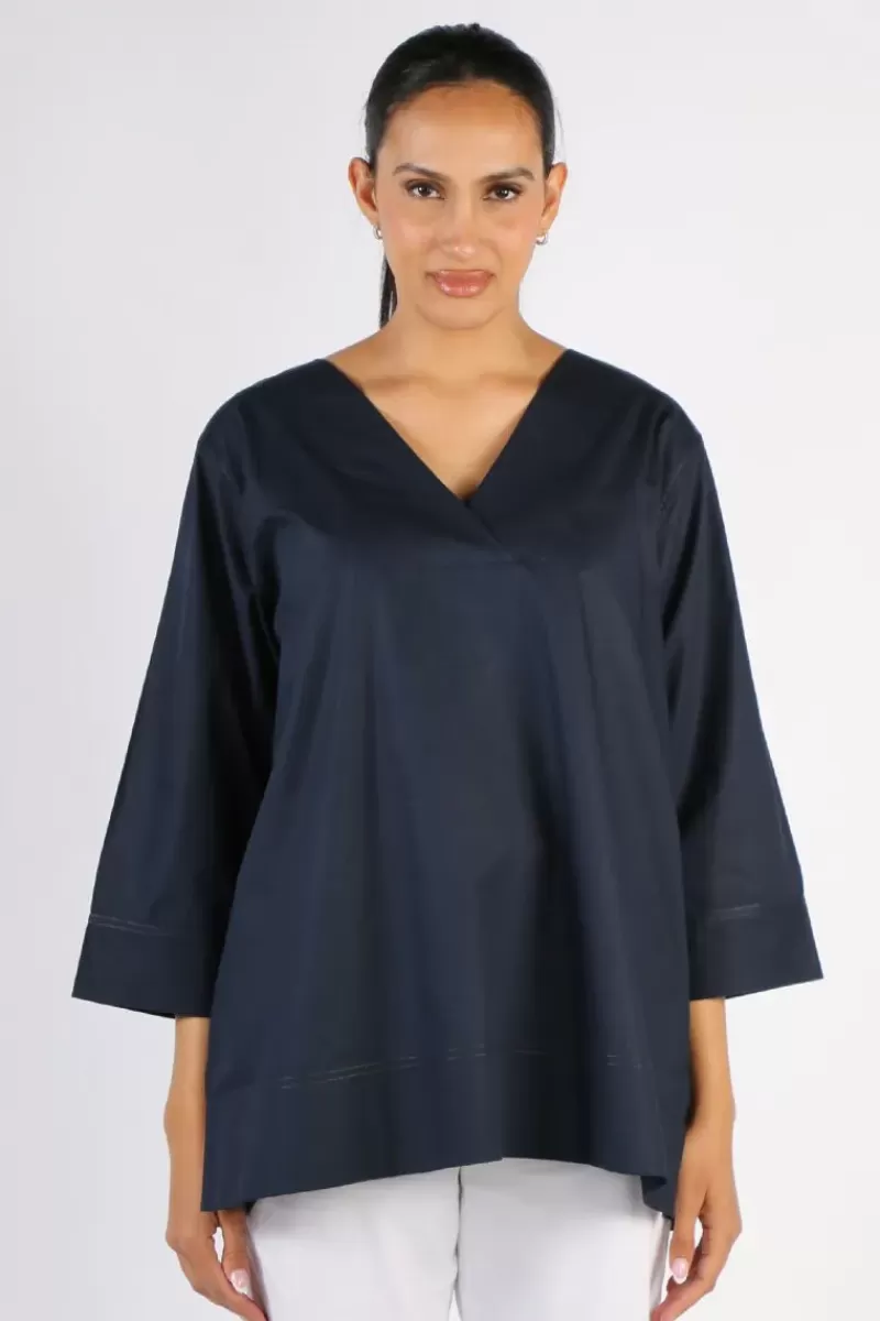 BAGRUU Jenna Top In Navy