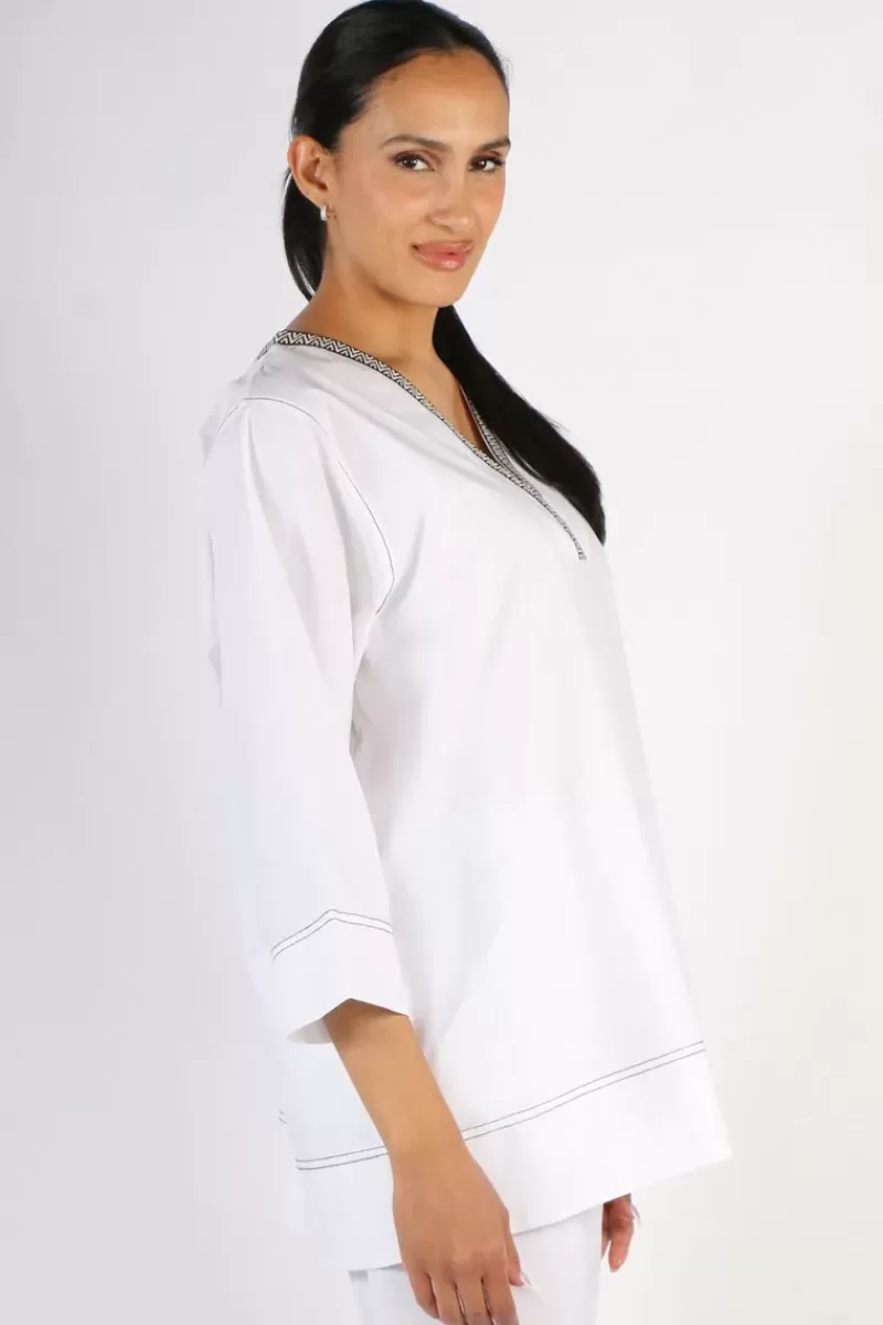 BAGRUU Jenna Top In White