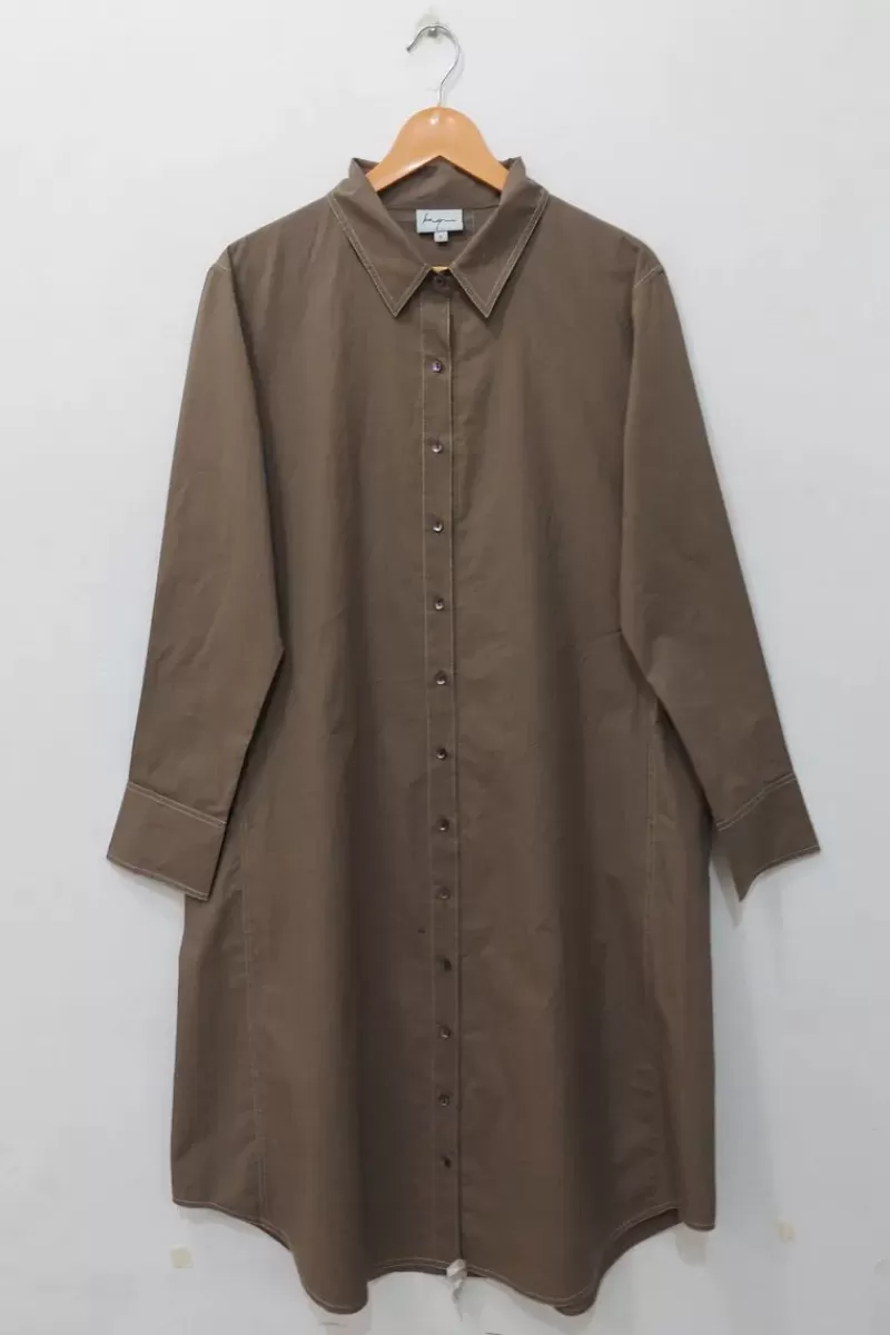 BAGRUU Jerry Dress In Olive