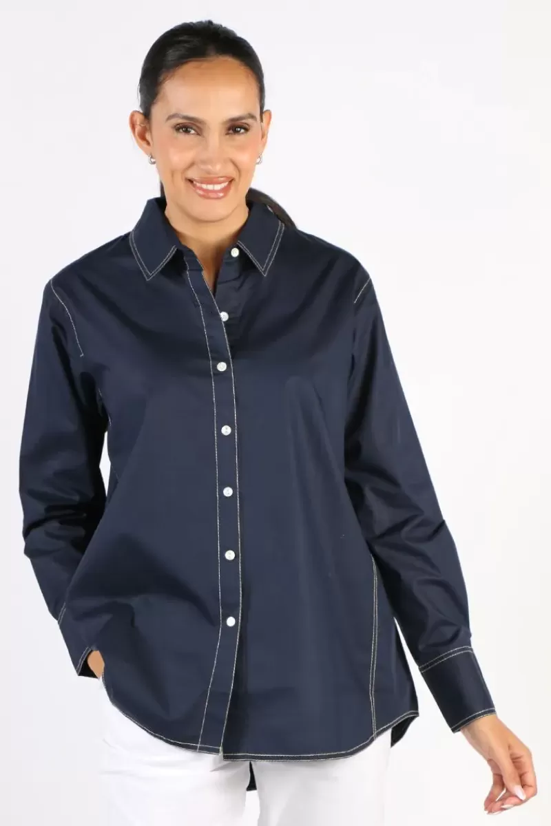 BAGRUU Jerry Shirt In Navy