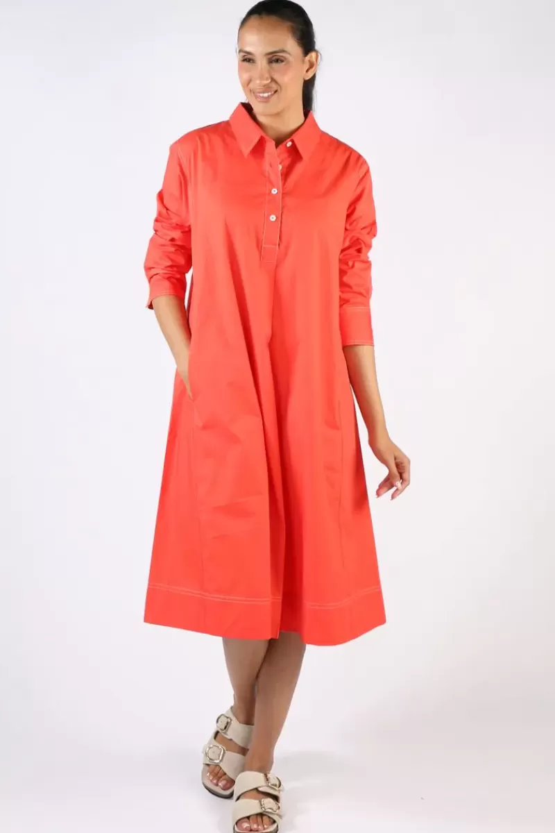 BAGRUU Mada Dress In Poppy