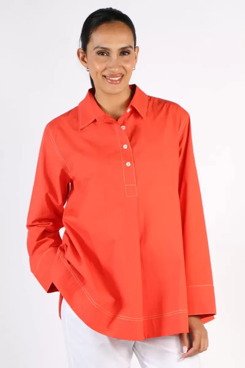 BAGRUU Mada Shirt In Poppy