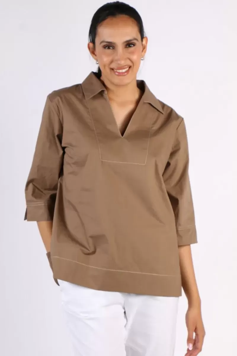 BAGRUU Minna Top In Olive