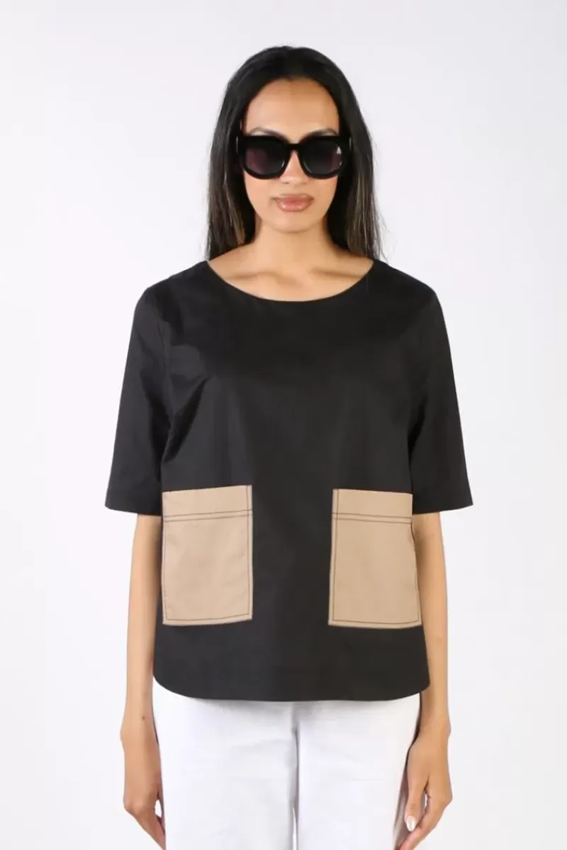 BAGRUU Pati Top In Black