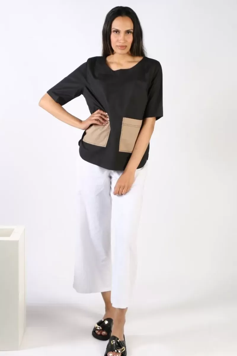 BAGRUU Pati Top In Black