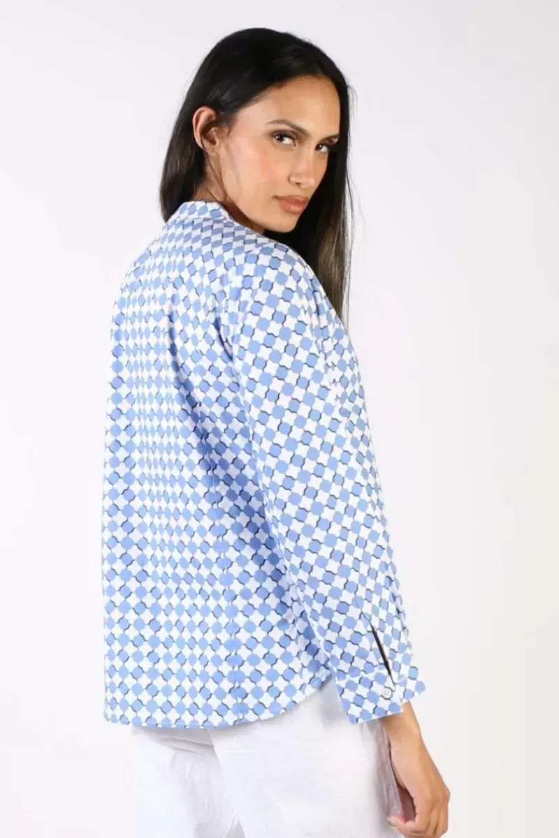 BAGRUU Rathore Print Shirt In Ensign