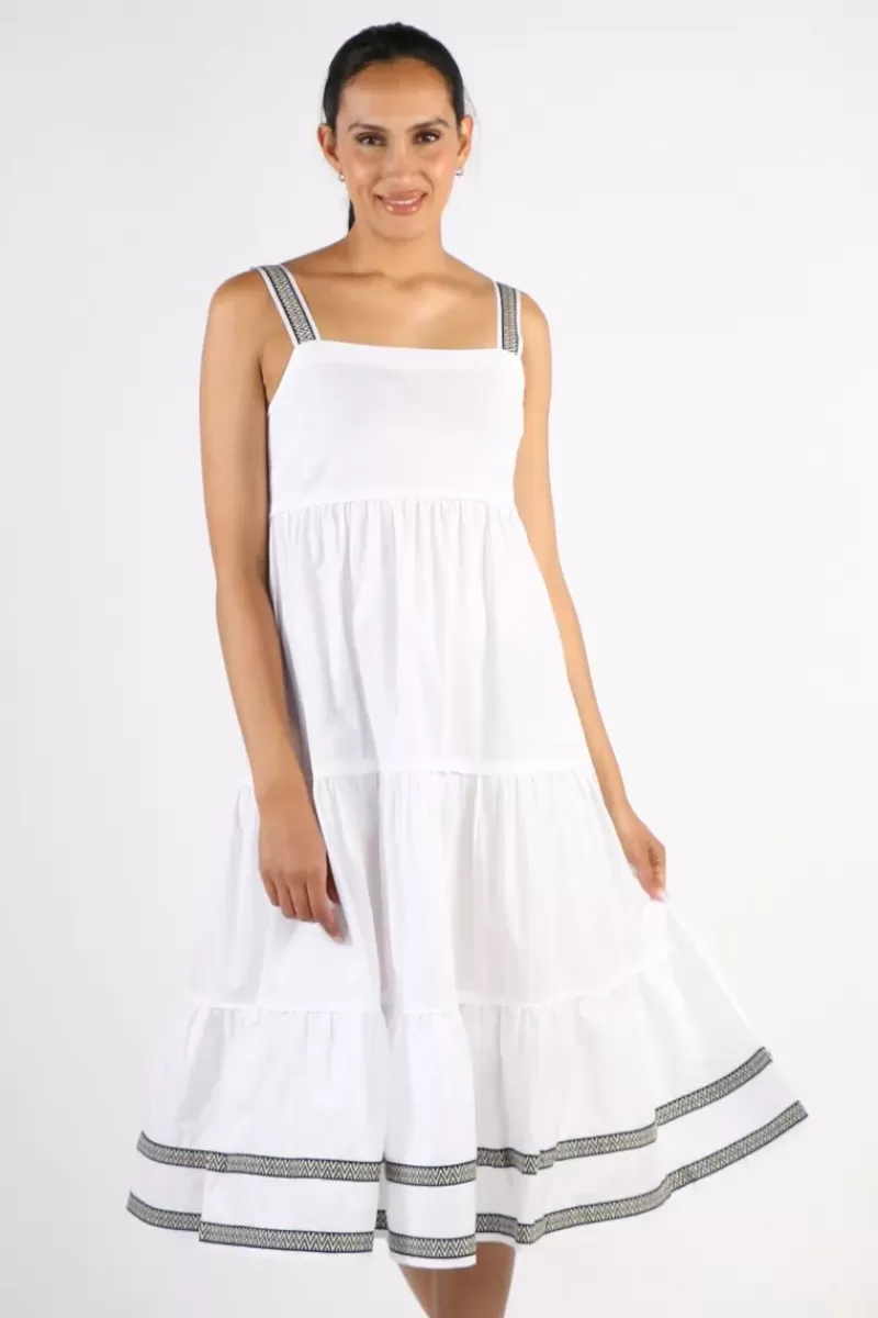 BAGRUU Talika Dress In White