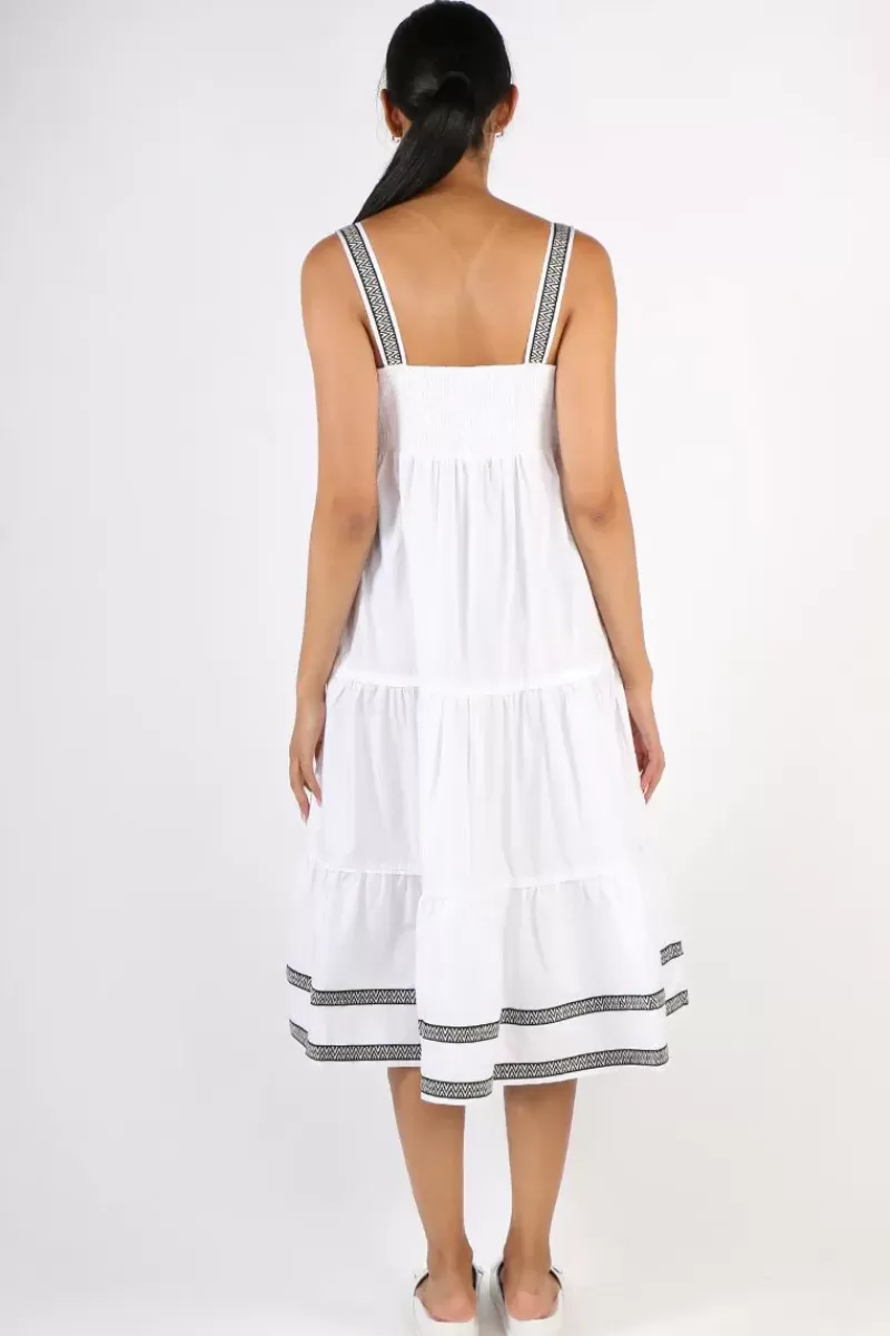 BAGRUU Talika Dress In White