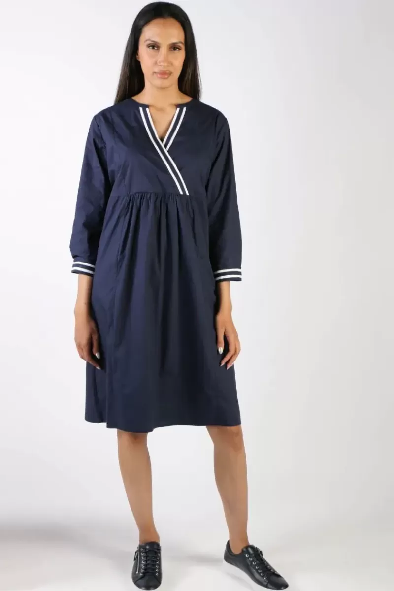 BAGRUU Tikka Dress In Navy