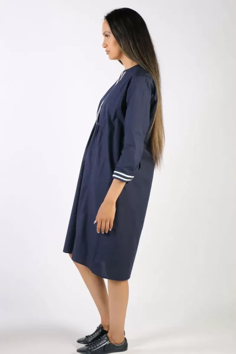 BAGRUU Tikka Dress In Navy