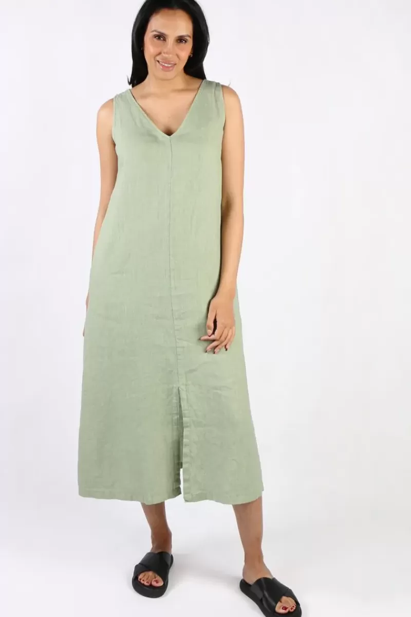 BLUEBERRY Maxi Dress In Sage