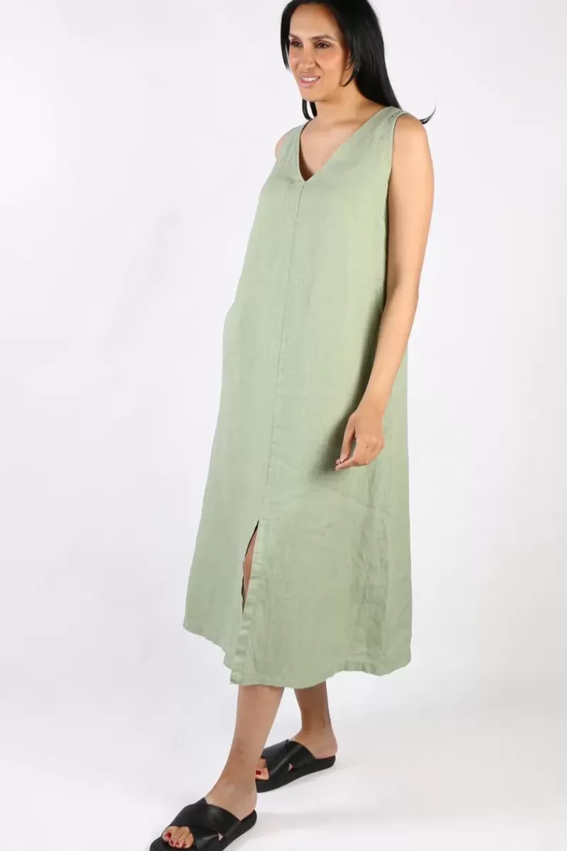 BLUEBERRY Maxi Dress In Sage