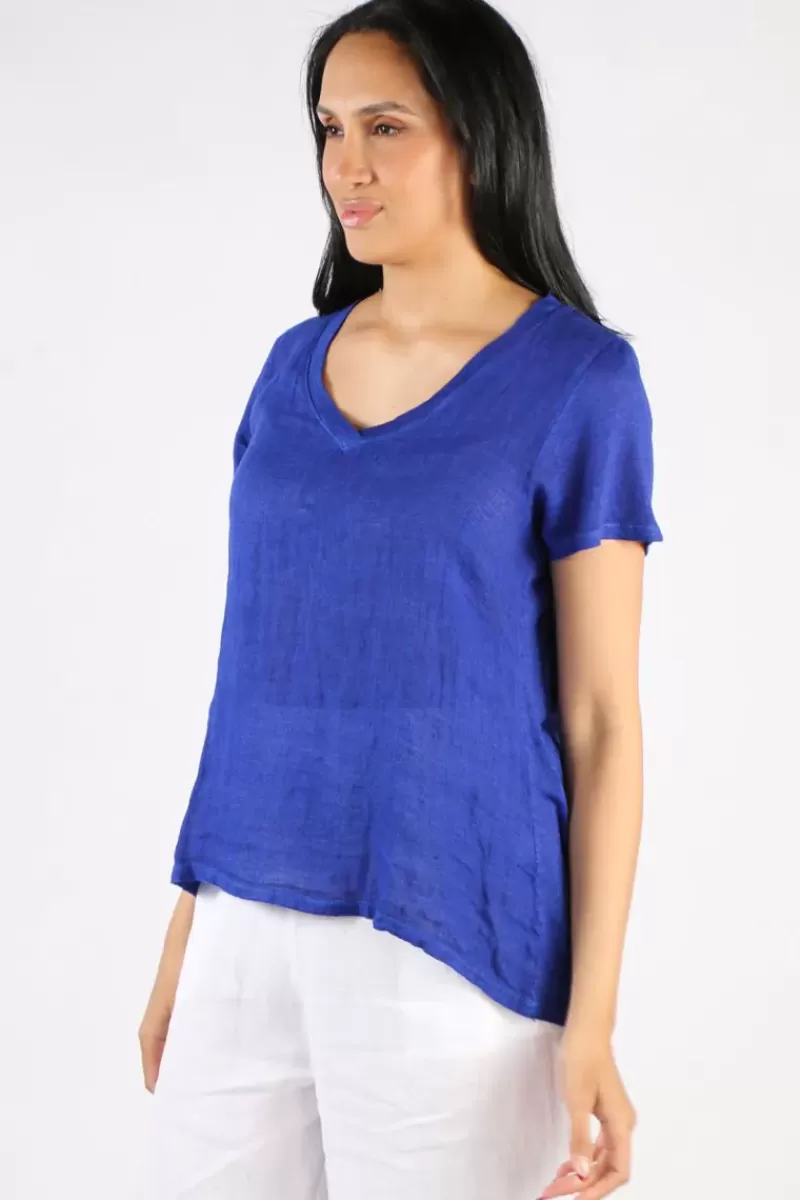 BLUEBERRY Tee Top In Royal