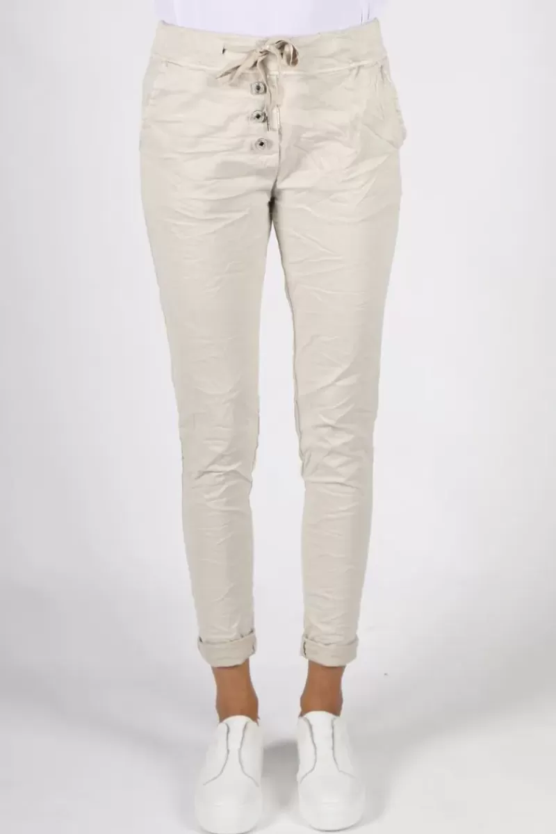 BOHEMIA Soft Button Jogger In Sand