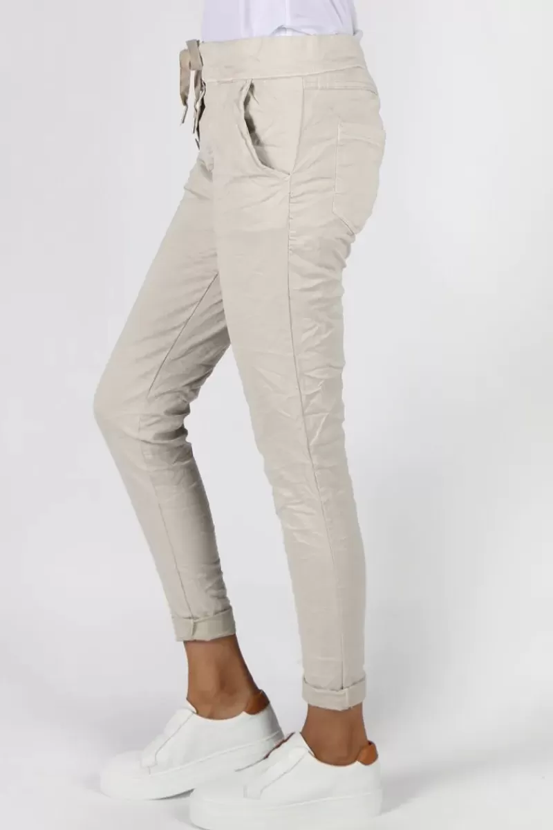 BOHEMIA Soft Button Jogger In Sand