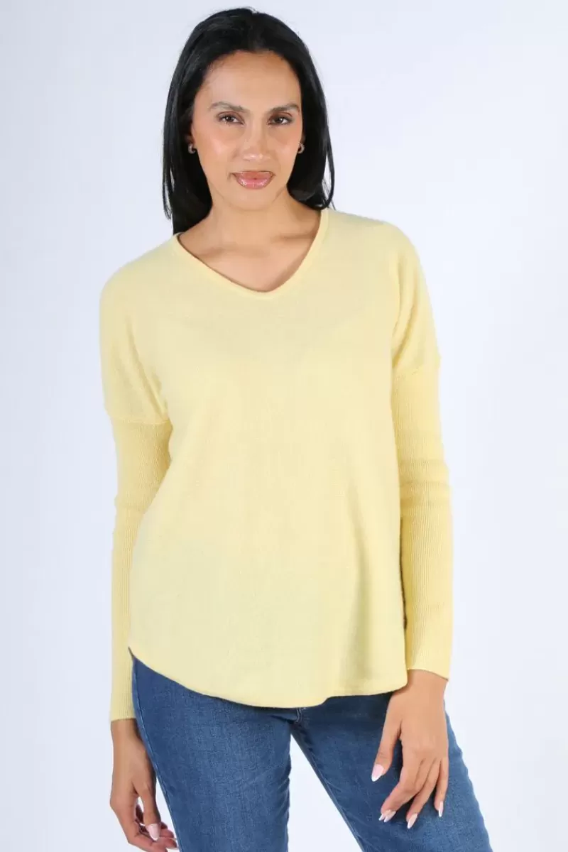 BRIDGE & LORD Bridge And Lord Queen Sophia Jumper In Yellow