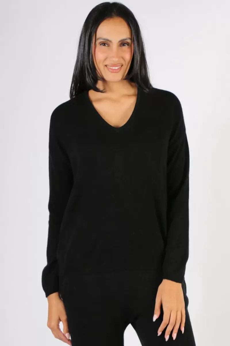 CAMPBELL & CO C & Co Boyfriend Jumper In Black