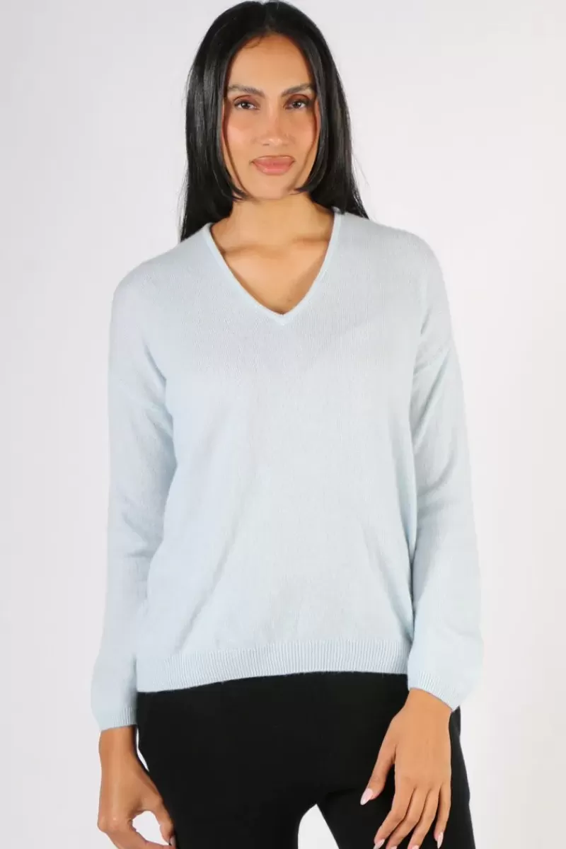 CAMPBELL & CO C & Co Boyfriend Jumper In Pale Blue