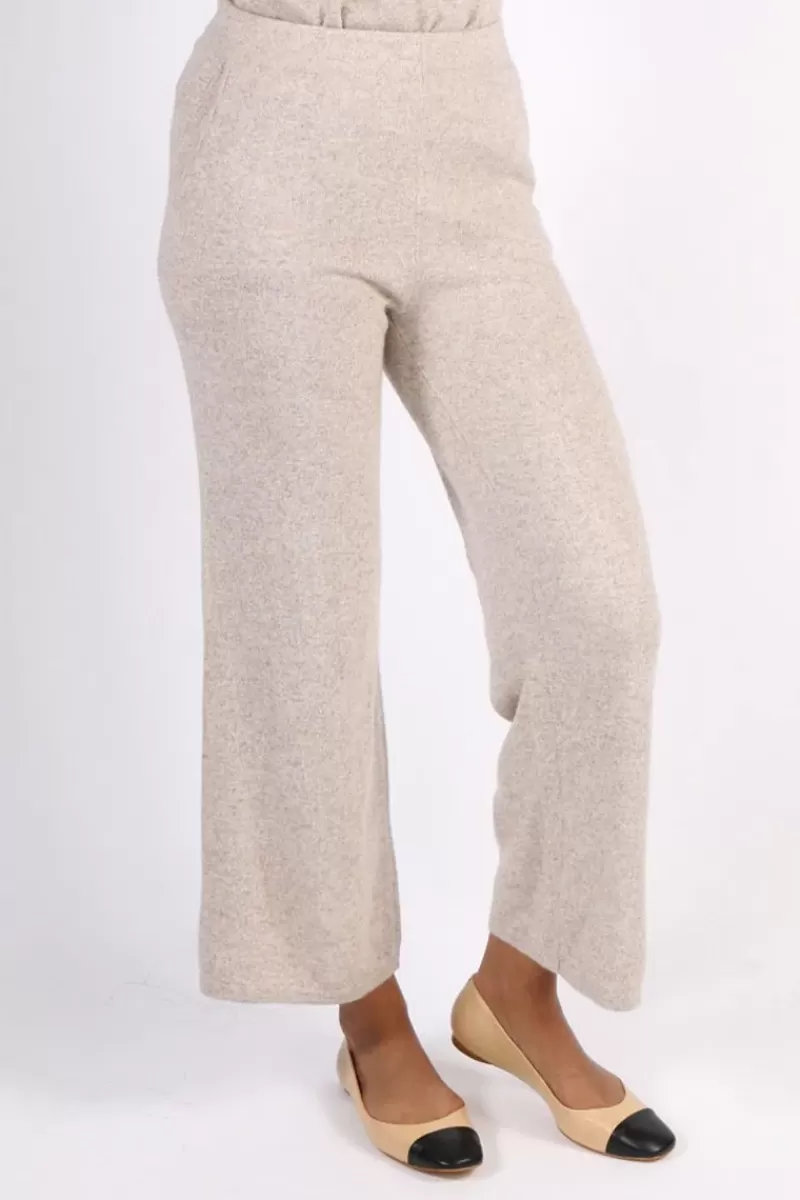 CAMPBELL & CO C & Co Classic Palazzo Pant In Oatmeal