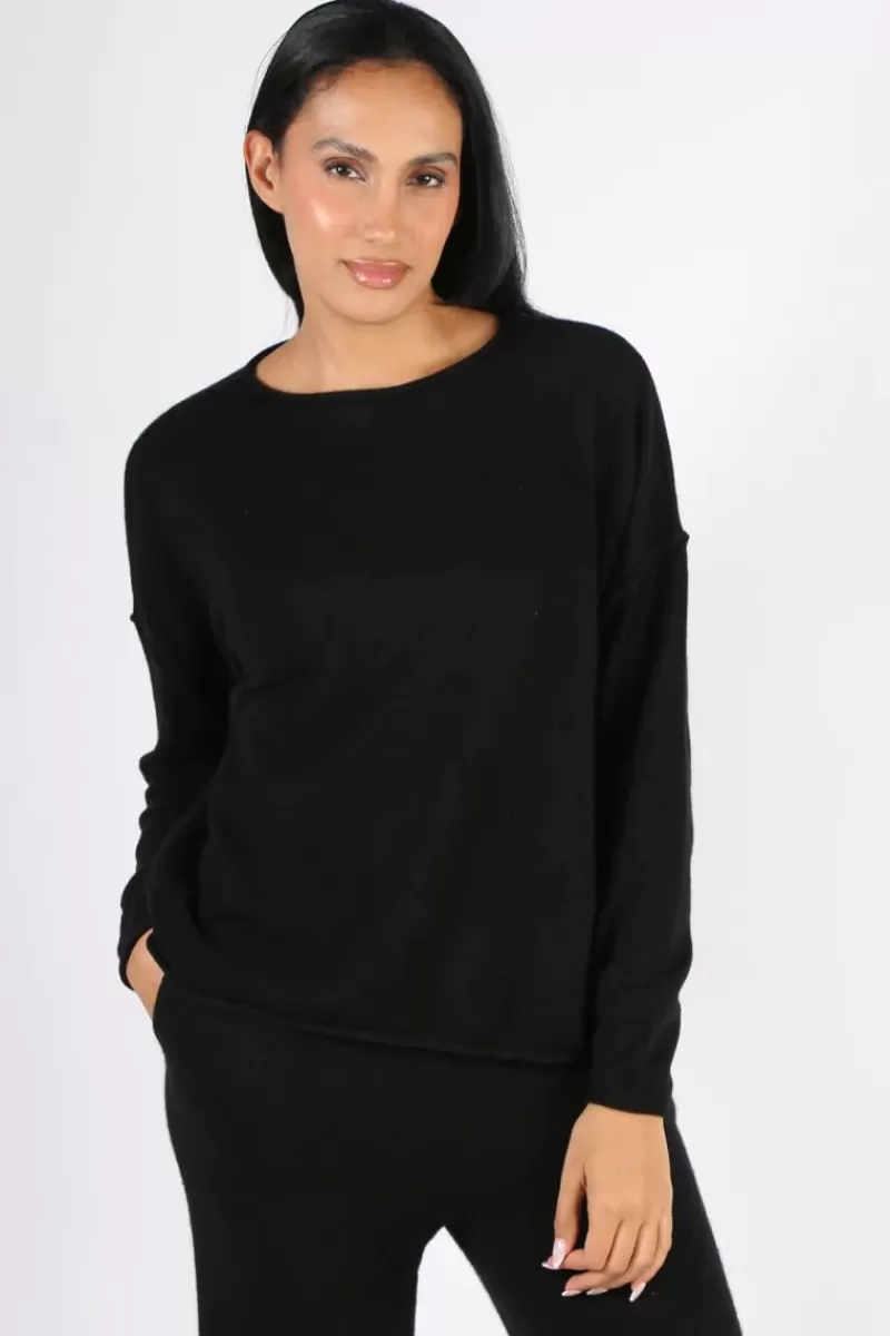 CAMPBELL & CO C & Co Roll Edge Jumper In Black