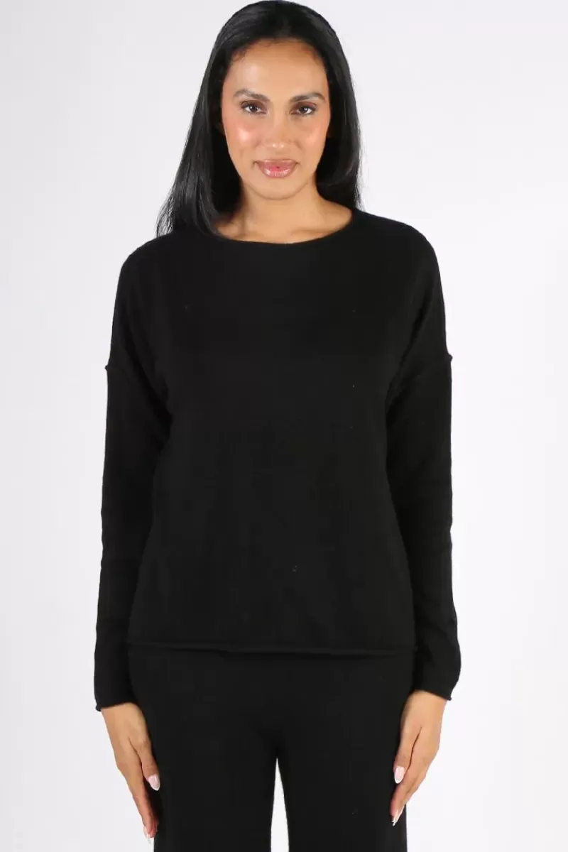 CAMPBELL & CO C & Co Roll Edge Jumper In Black