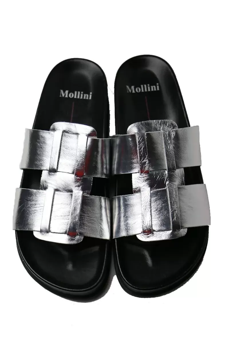 MOLLINI Cager Sandal By In Silver