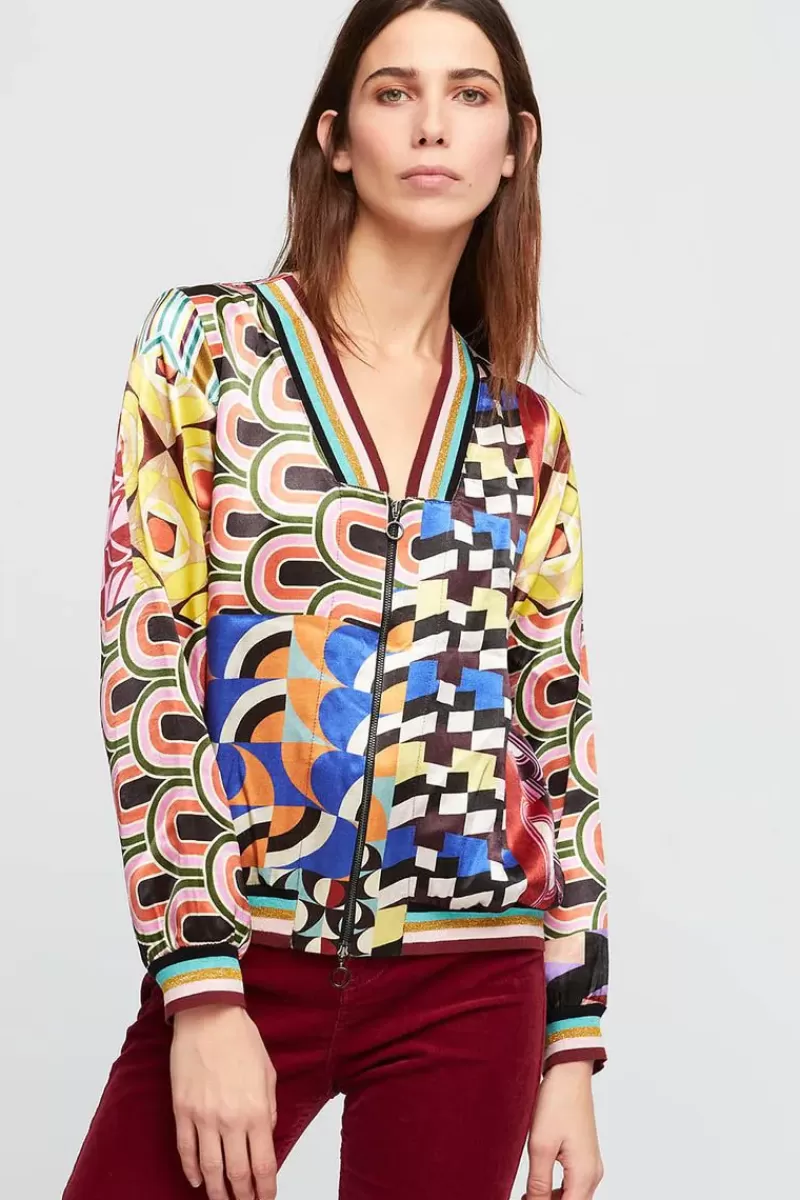 ALDO MARTINS Cap Julluca Kylie Bomber Jacket In Print