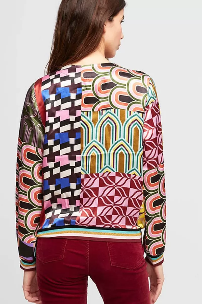 ALDO MARTINS Cap Julluca Kylie Bomber Jacket In Print