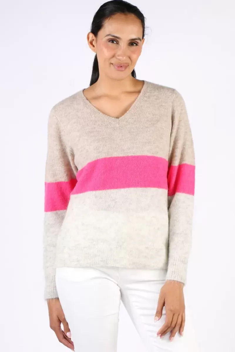 COSTER CC Bradford Alpaca Jumper In Stripe