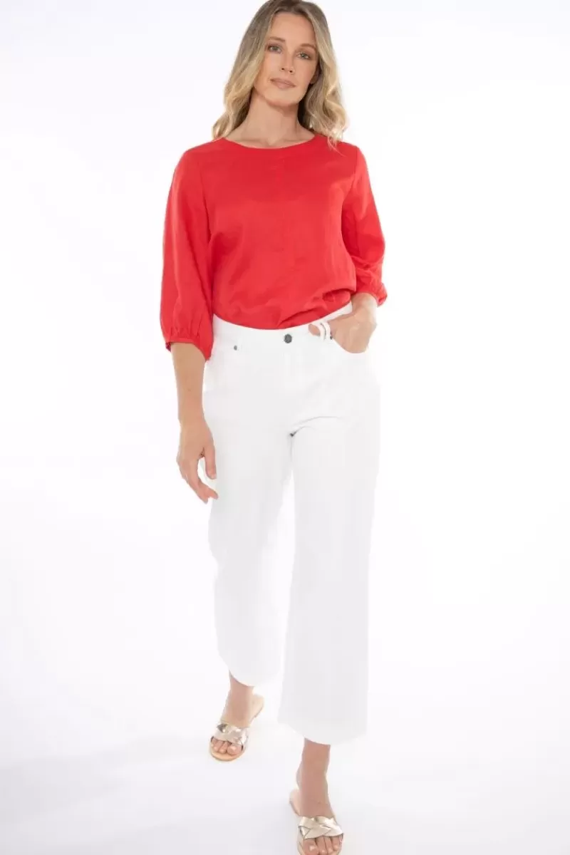 JUMP Center Seam Top In Poppy By