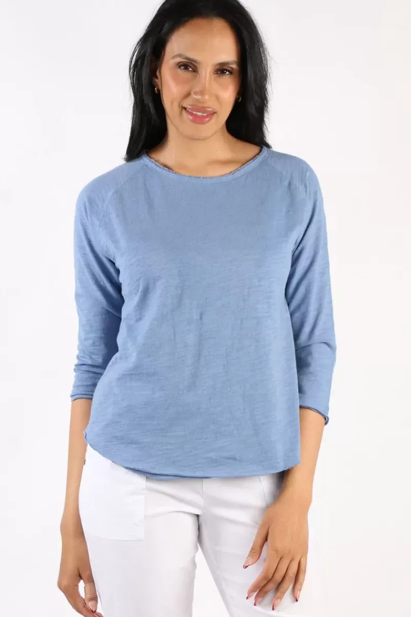 CLOTH PAPER SCISSORS Halle Tee In Blue