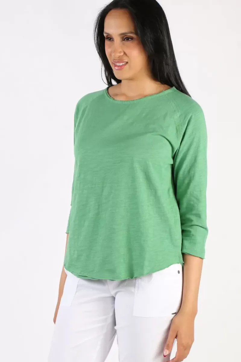 CLOTH PAPER SCISSORS Halle Tee In Green